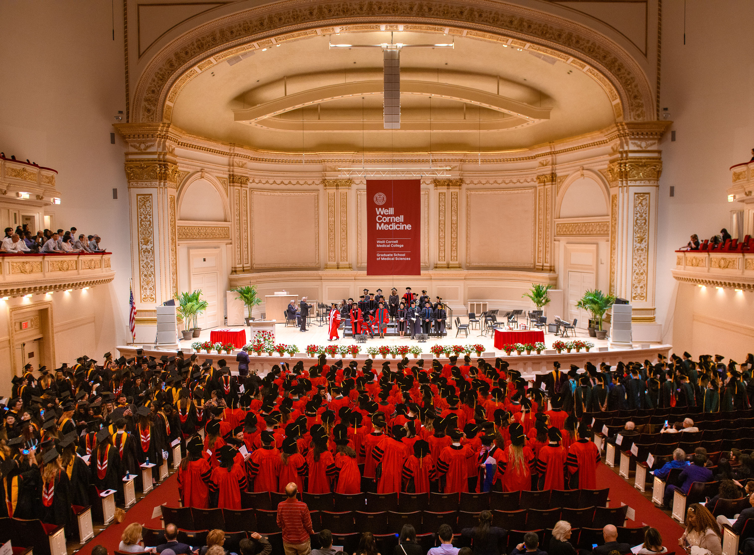 Weill Cornell Medicine's Class of 2023 at Carnegie Hall.