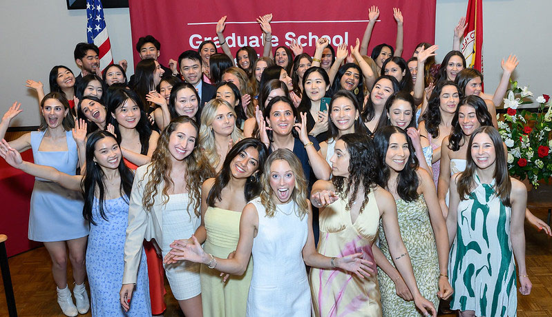 Students pose at the PA Certificate Ceremony