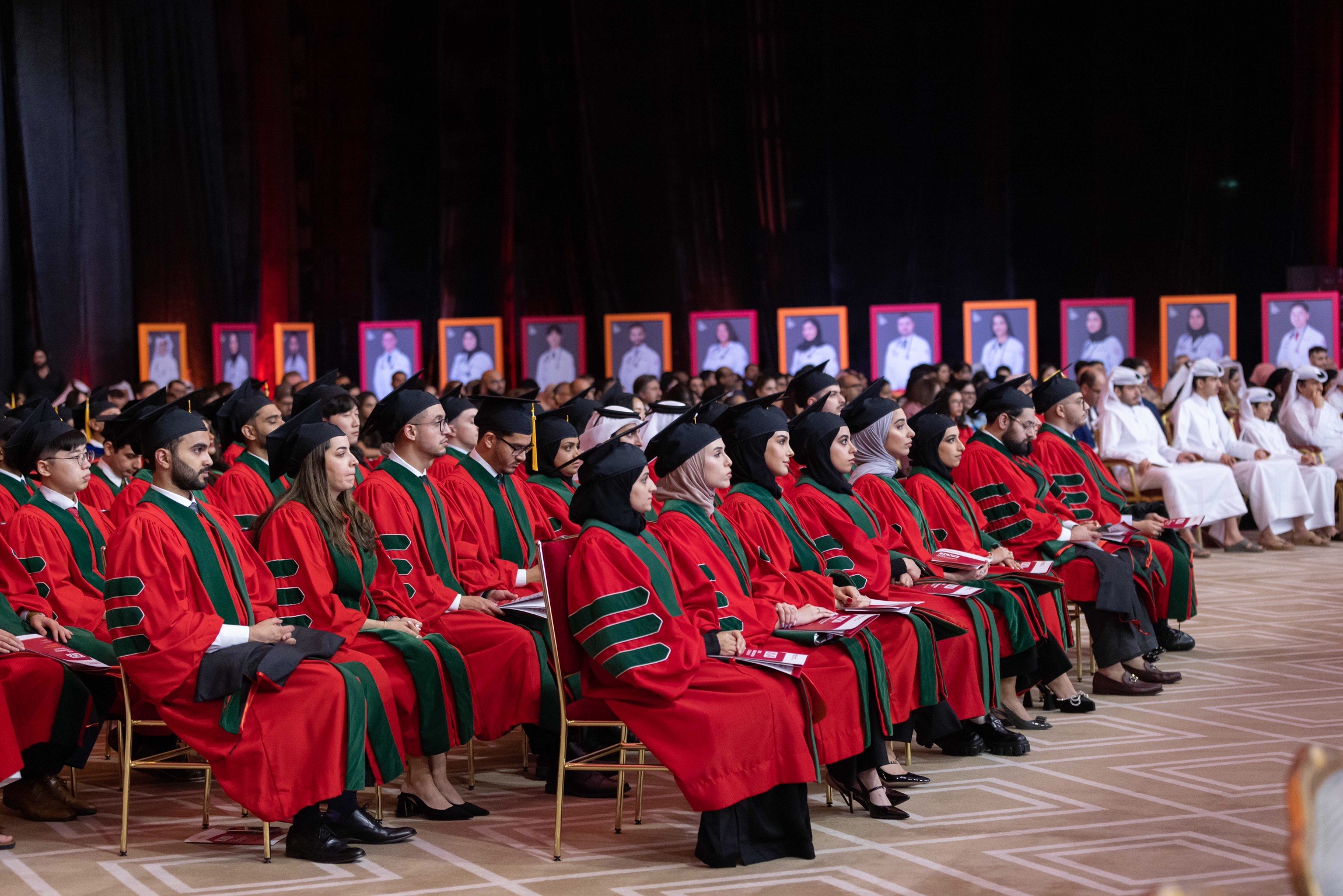 The graduating students in Weill Cornell Medicine-Qatar's Class of 2023.