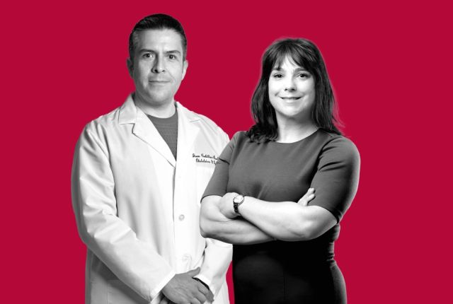 Left to right: Dr. Juan Cubillos-Ruiz and Dr. Lisa Placanica