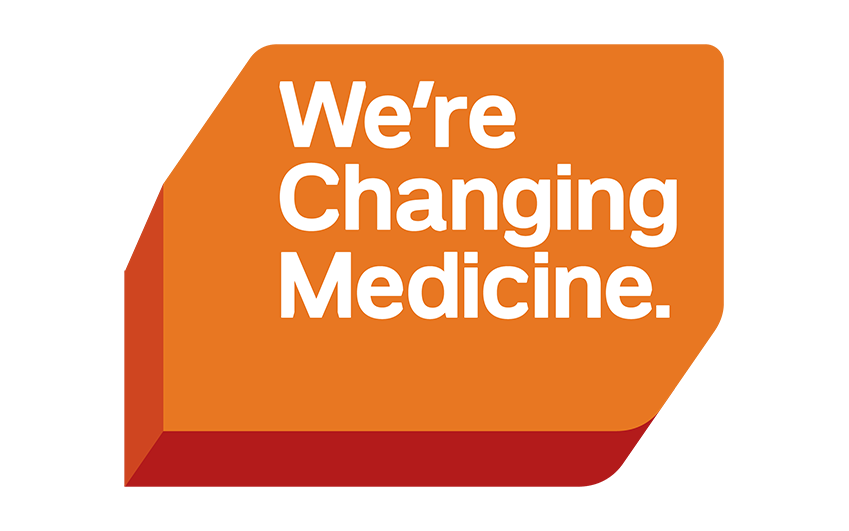 We're Changing Medicine campaign badge