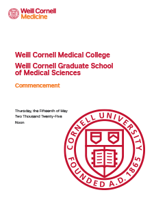2025 Commencement Program Cover