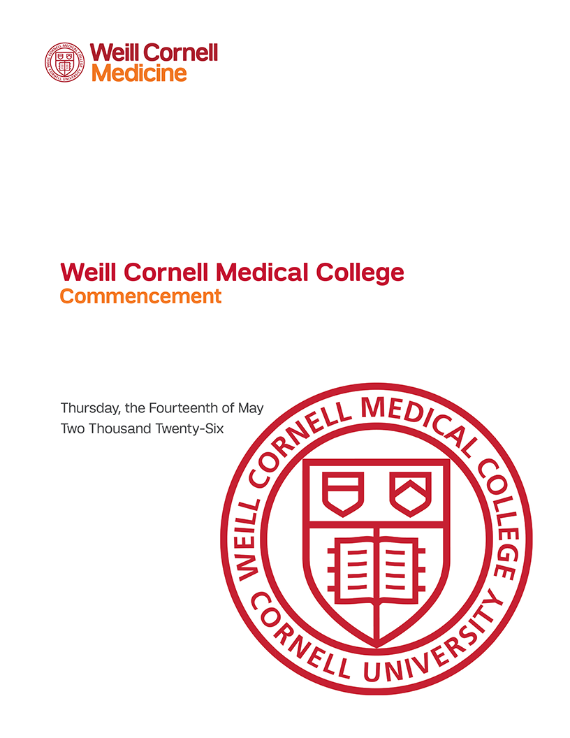 WCMC Ceremony Program